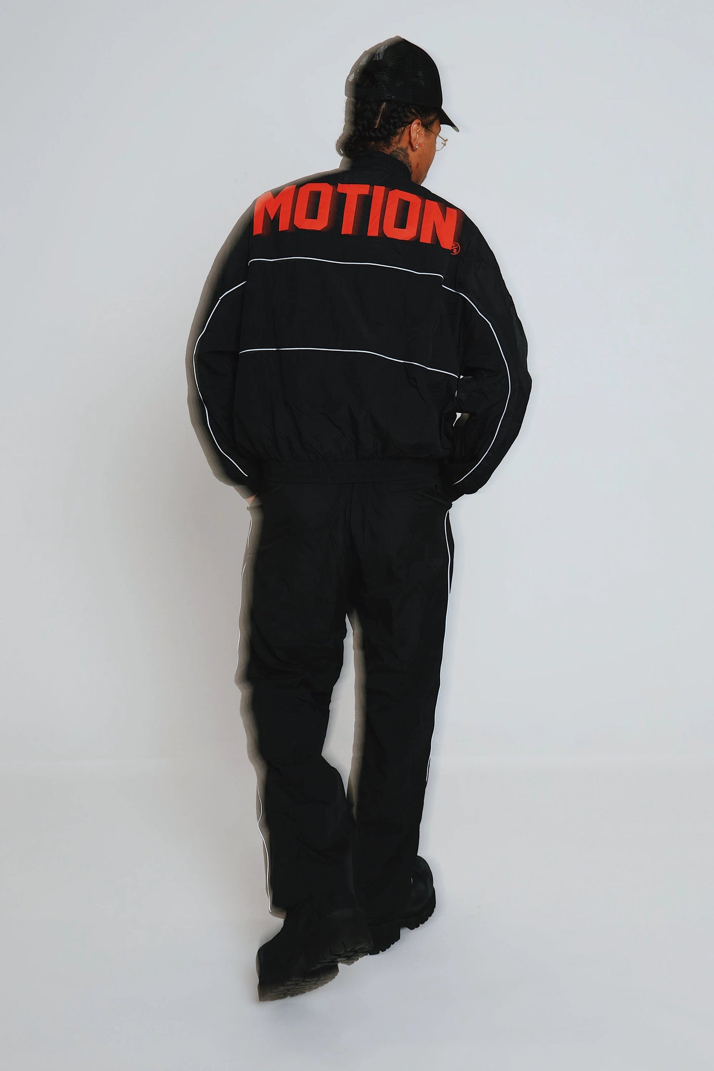 MOTION Nylon Pants (BRED) by Fly Supply Co