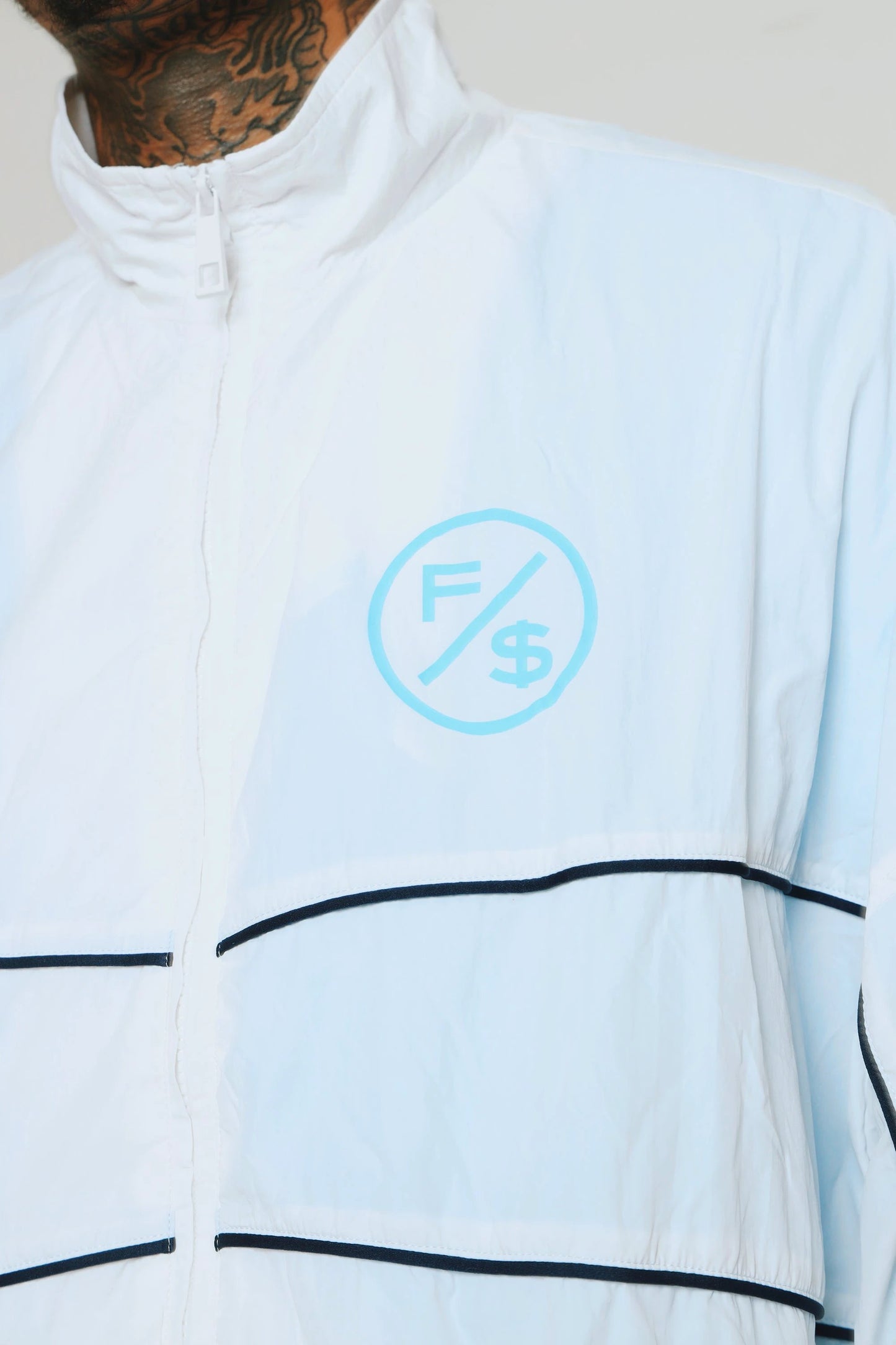 MOTION Nylon Jacket (White) by Fly Supply Co