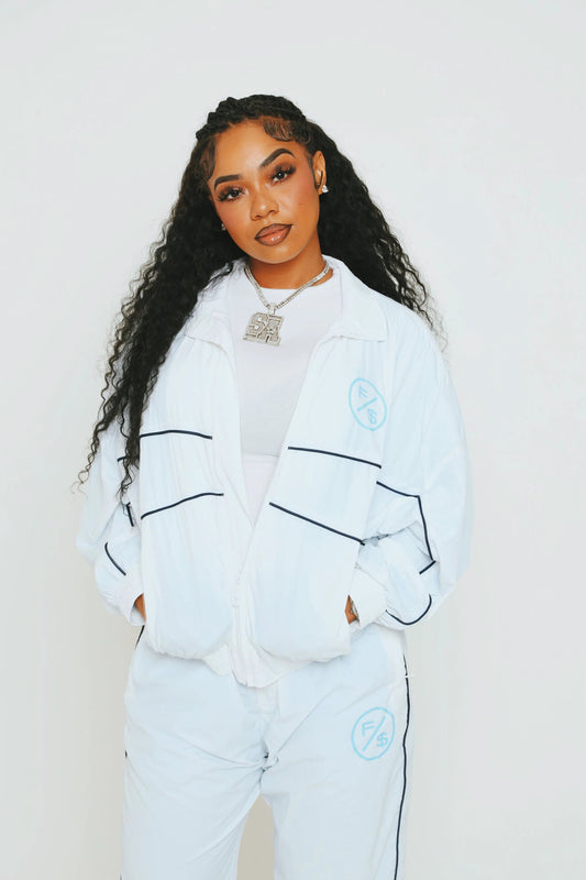 MOTION Nylon Jacket (White) by Fly Supply Co