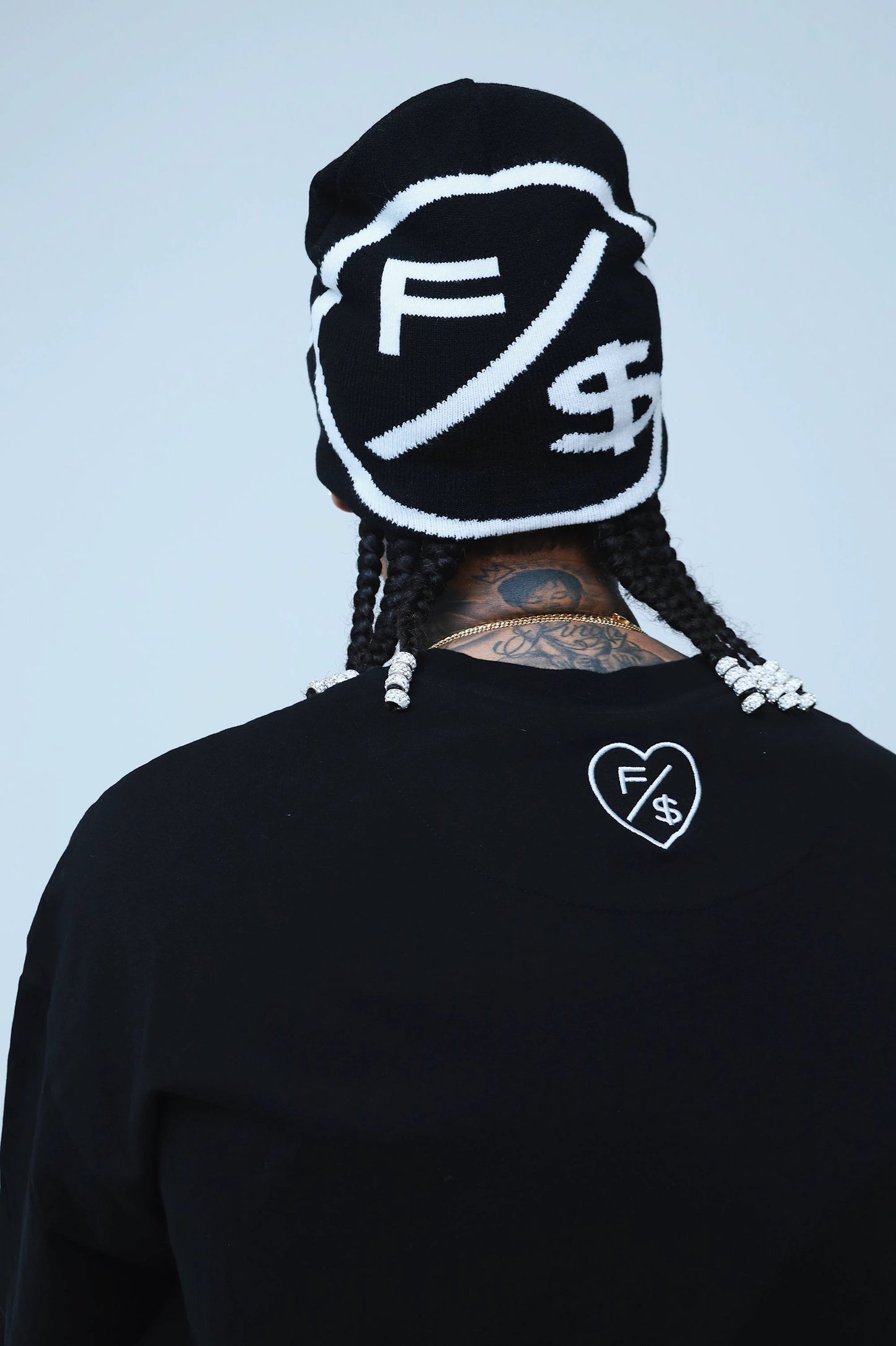 Love Who Loves You (Black - Oversize Shirt) by Fly Supply Co