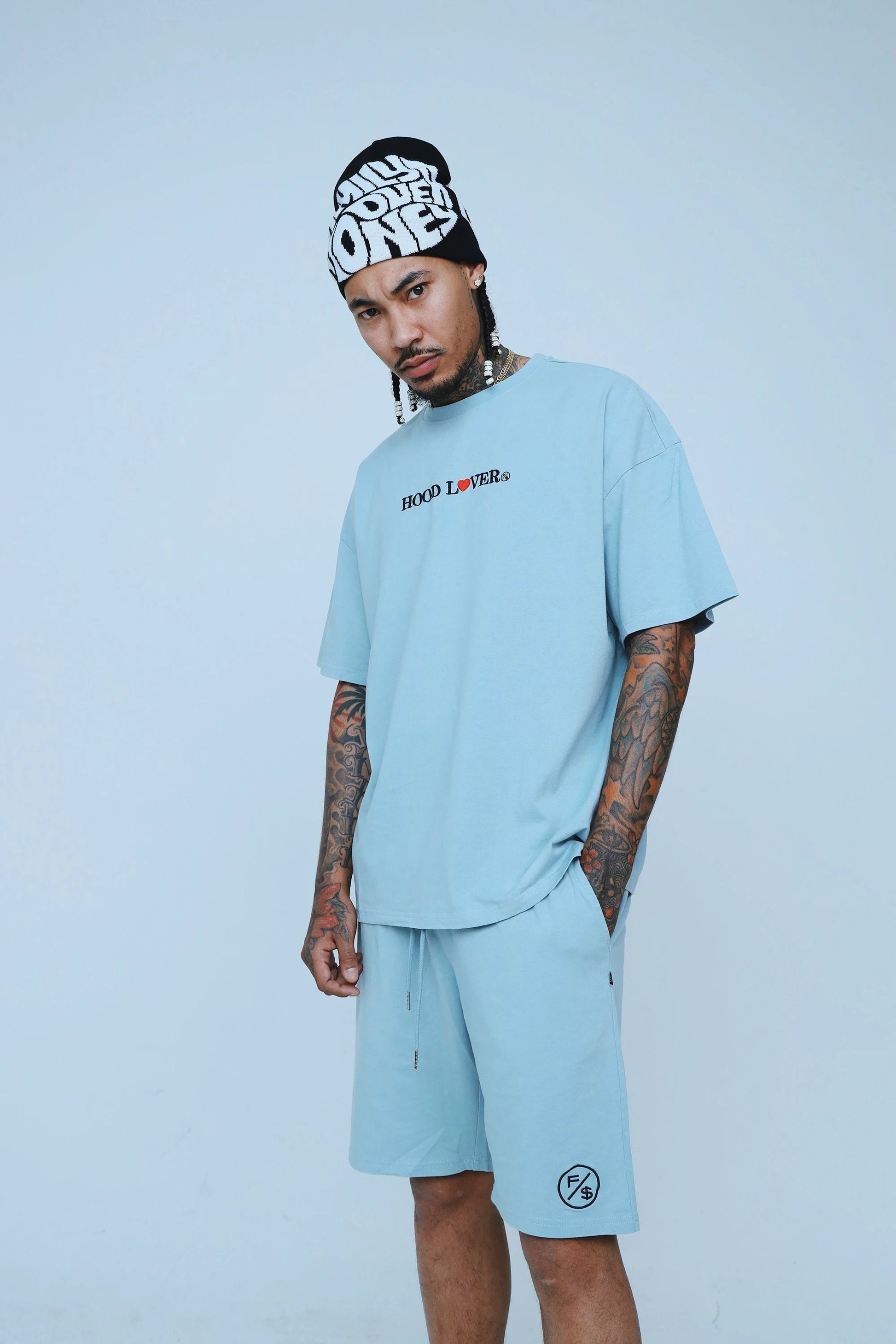 Hood Lover (Vintage Denim - Shorts) by Fly Supply Co