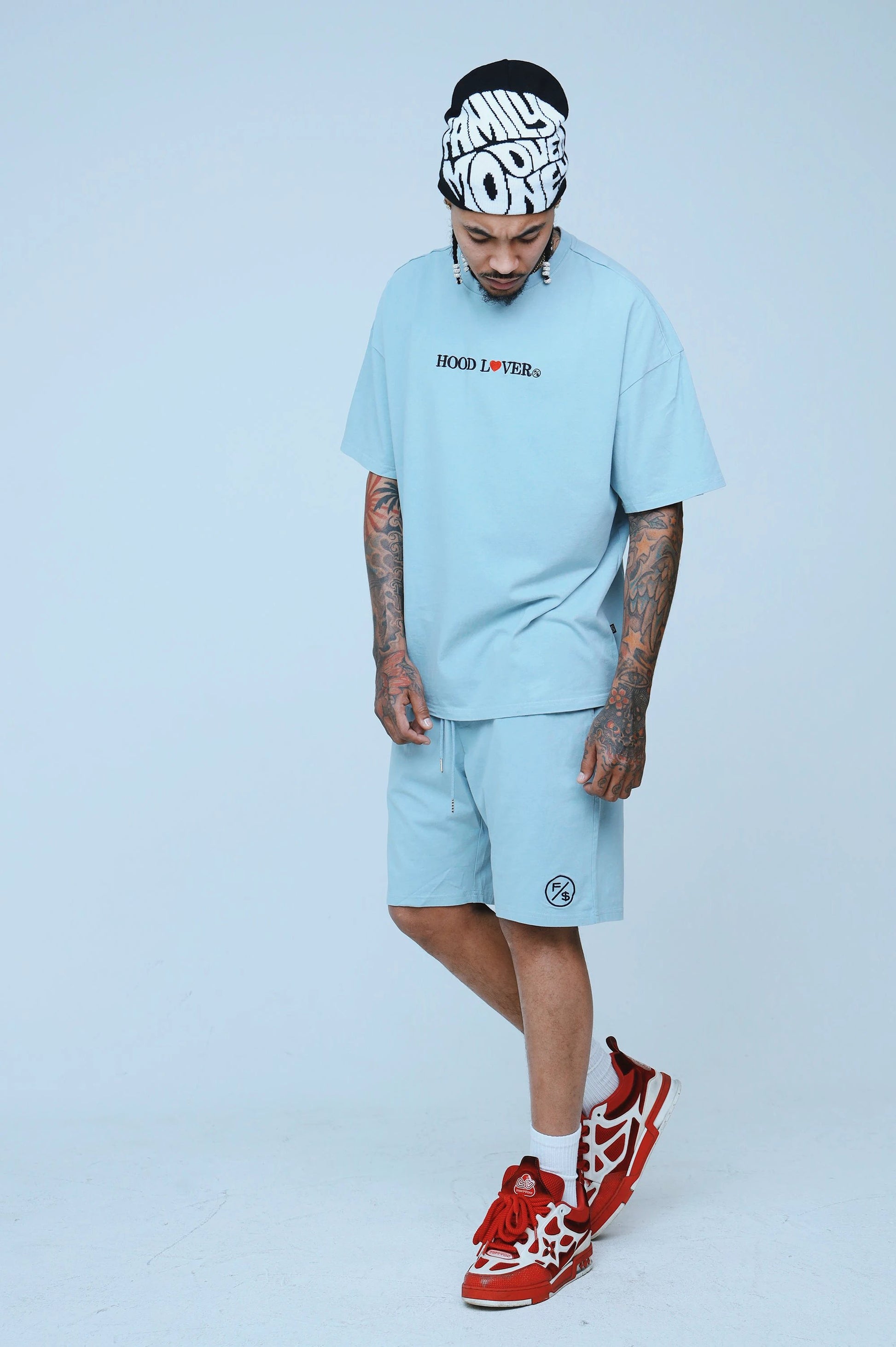 Hood Lover (Vintage Denim - Shorts) by Fly Supply Co