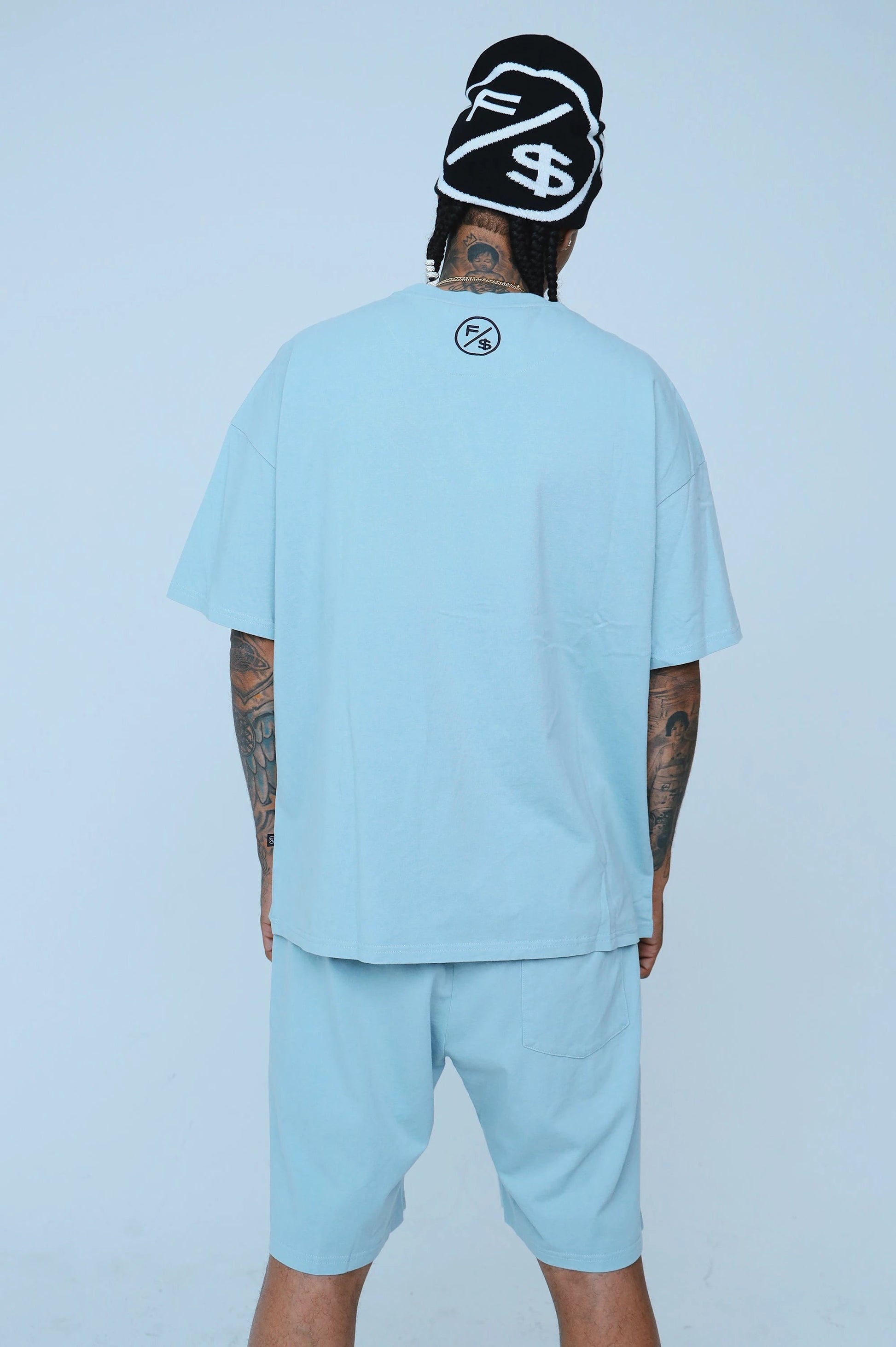 Hood Lover (Vintage Denim - Shorts) by Fly Supply Co