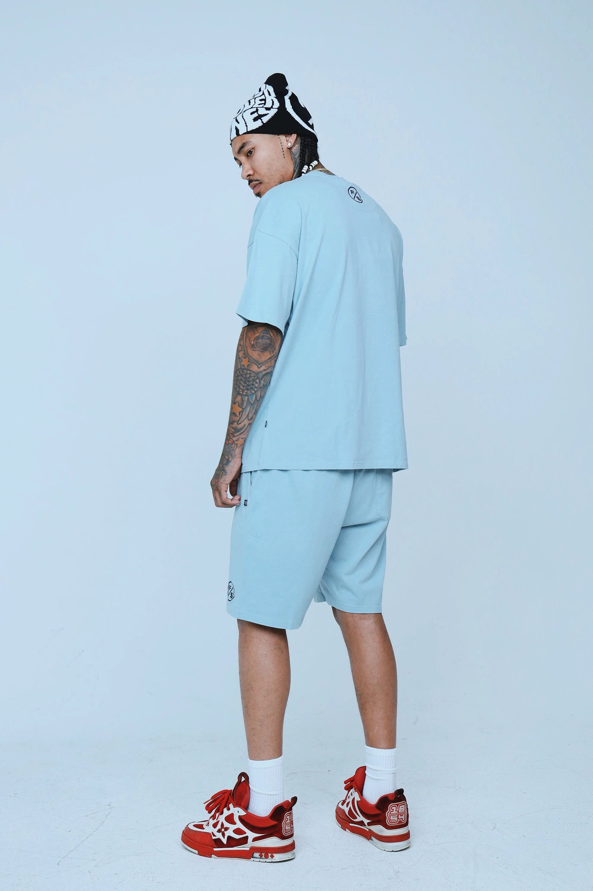 Hood Lover (Vintage Denim - Shorts) by Fly Supply Co