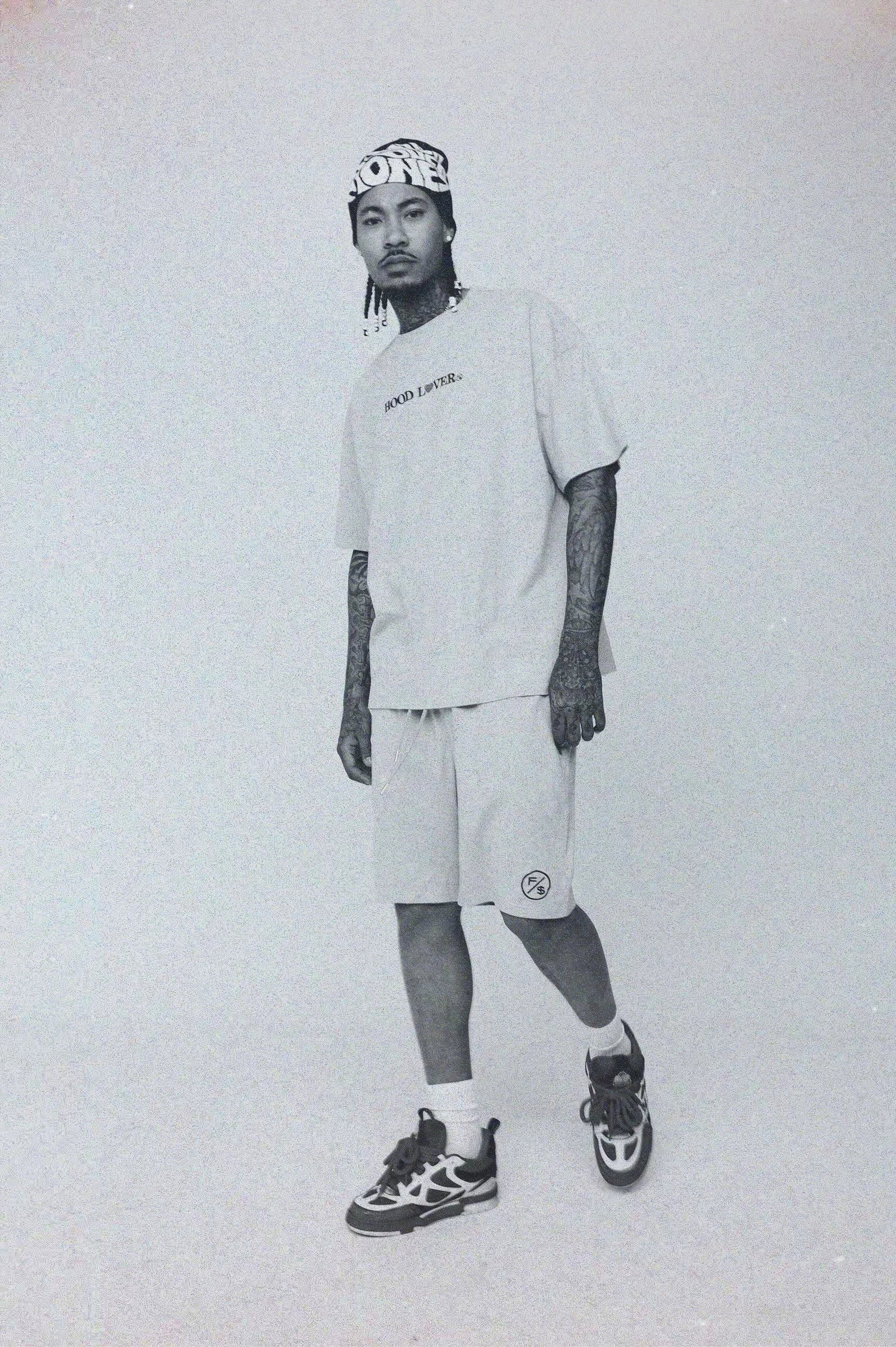 Hood Lover (Vintage Denim - Shorts) by Fly Supply Co