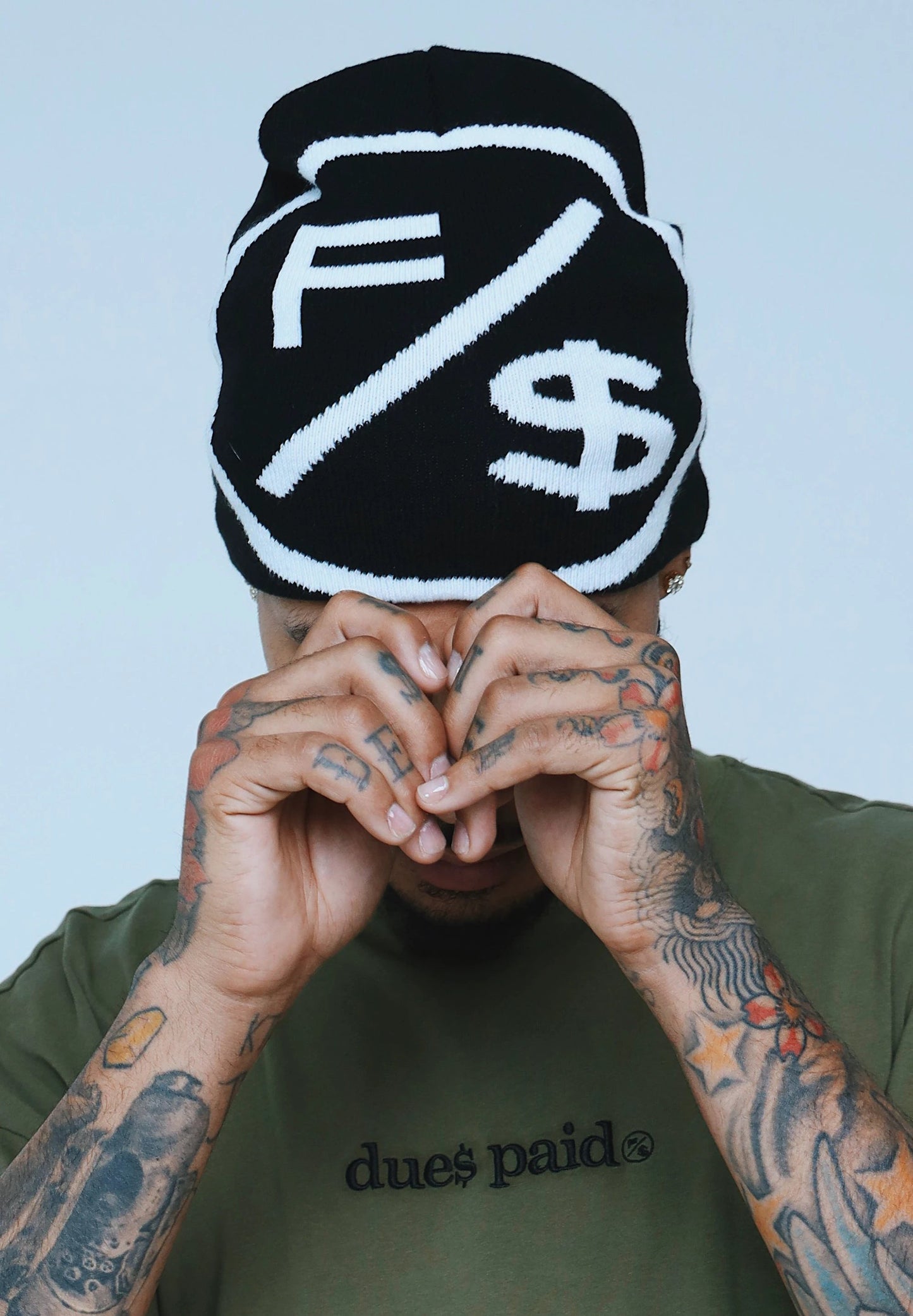 Dues Paid (Military Green - Oversize Shirt) by Fly Supply Co