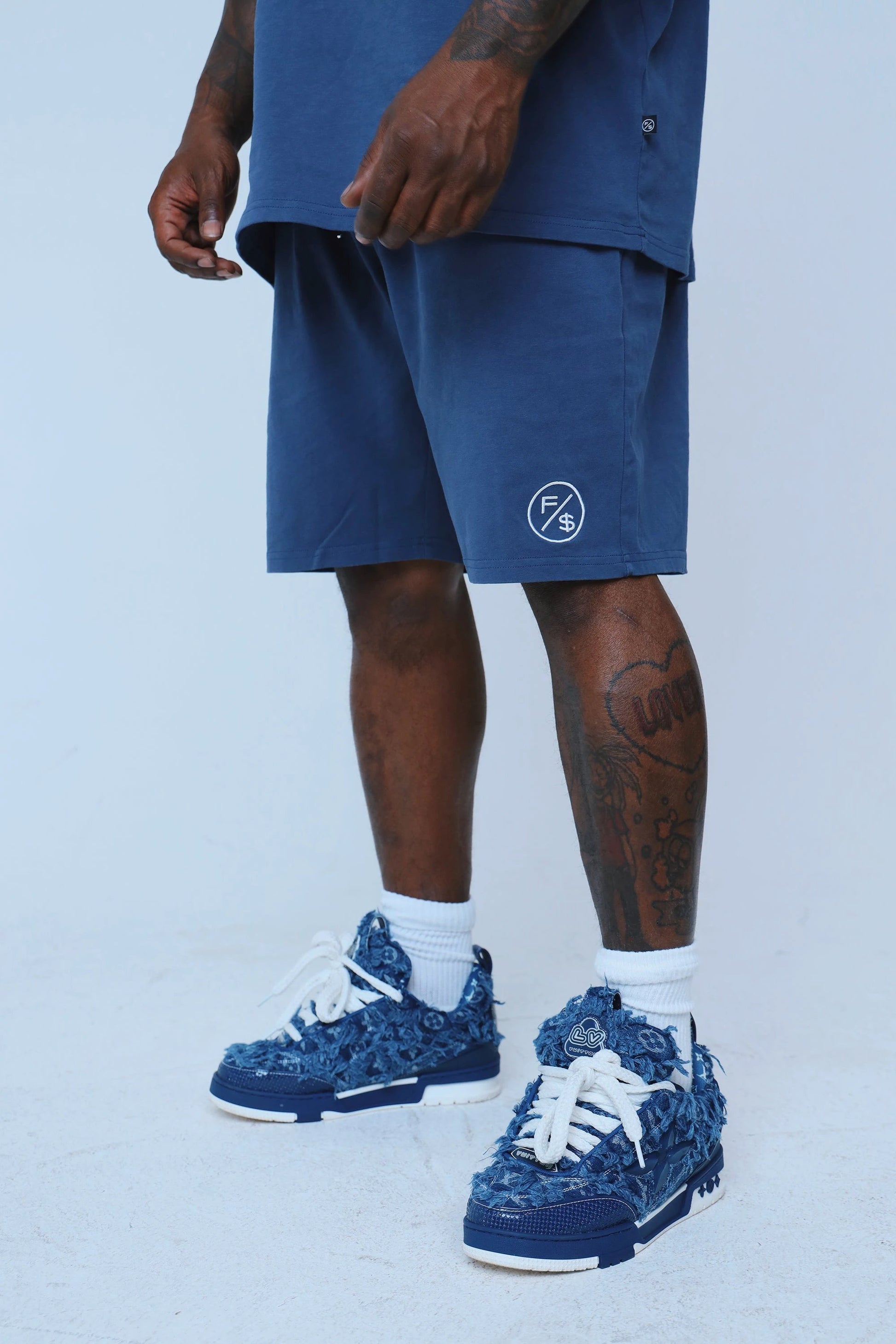 Friends In High Places (Navy - Shorts) by Fly Supply Co