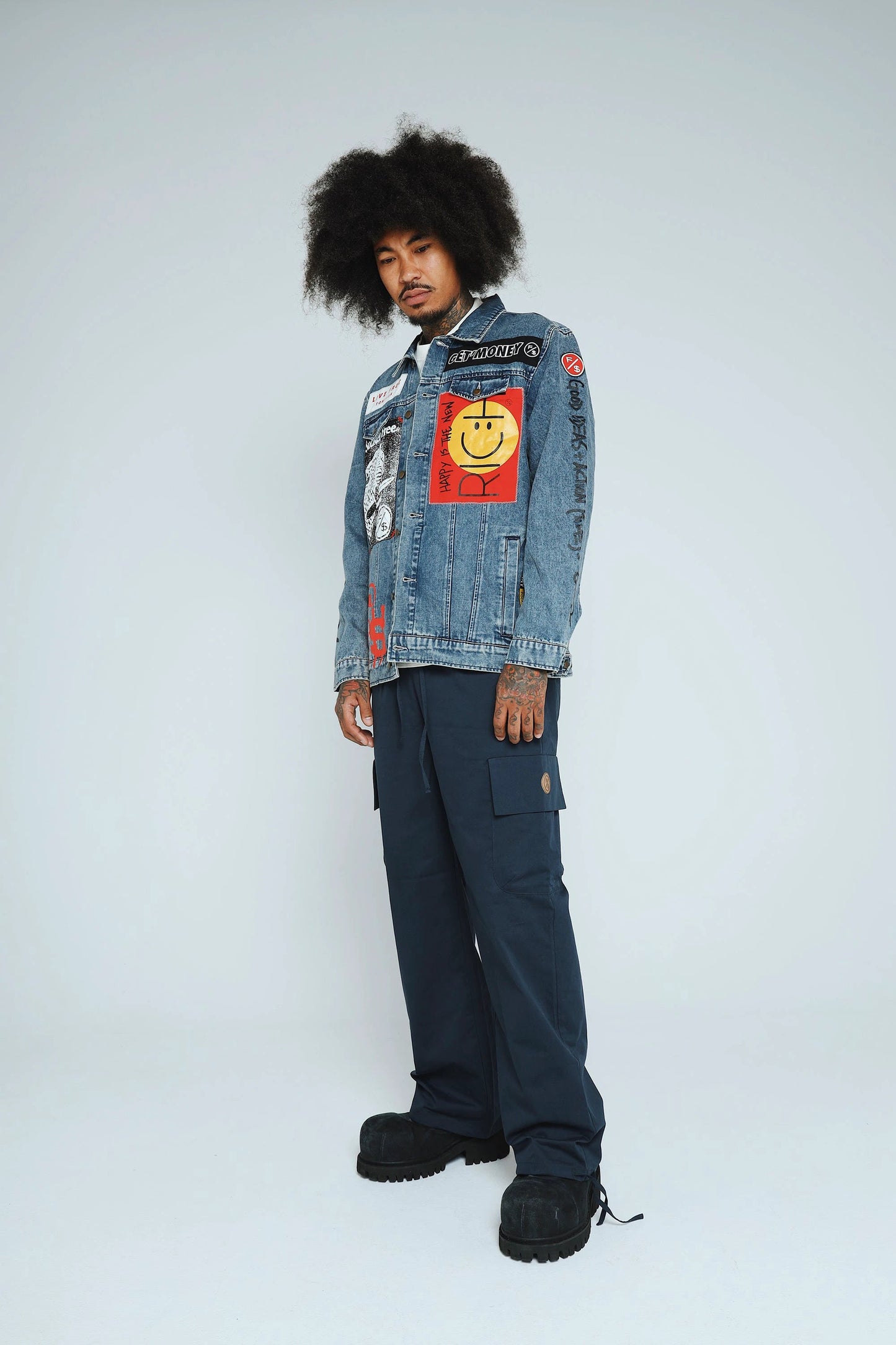 New Rich Denim Jacket (Denim) by Fly Supply Co