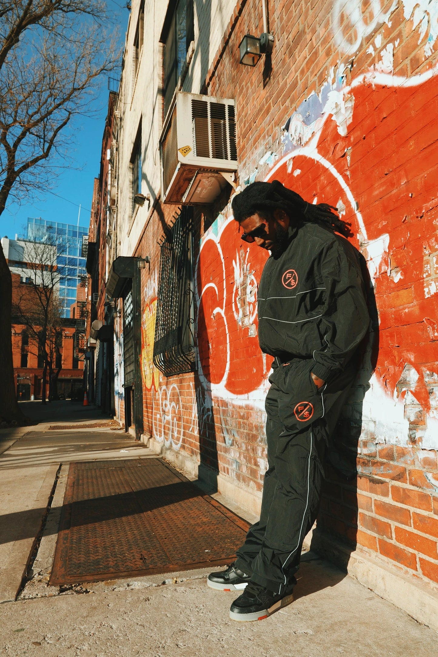 MOTION Nylon Pants (BRED) by Fly Supply Co