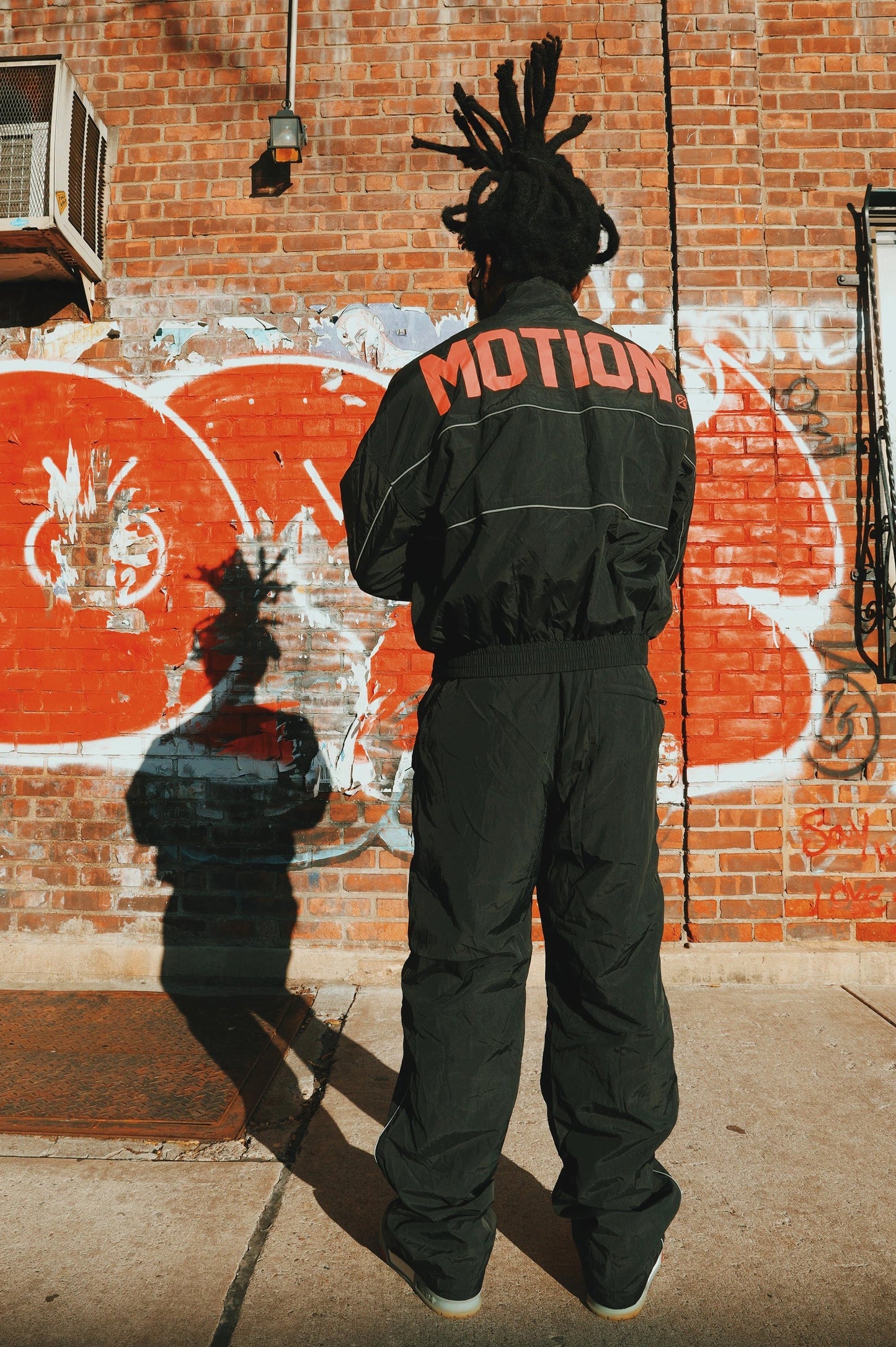 MOTION Nylon Pants (BRED) by Fly Supply Co