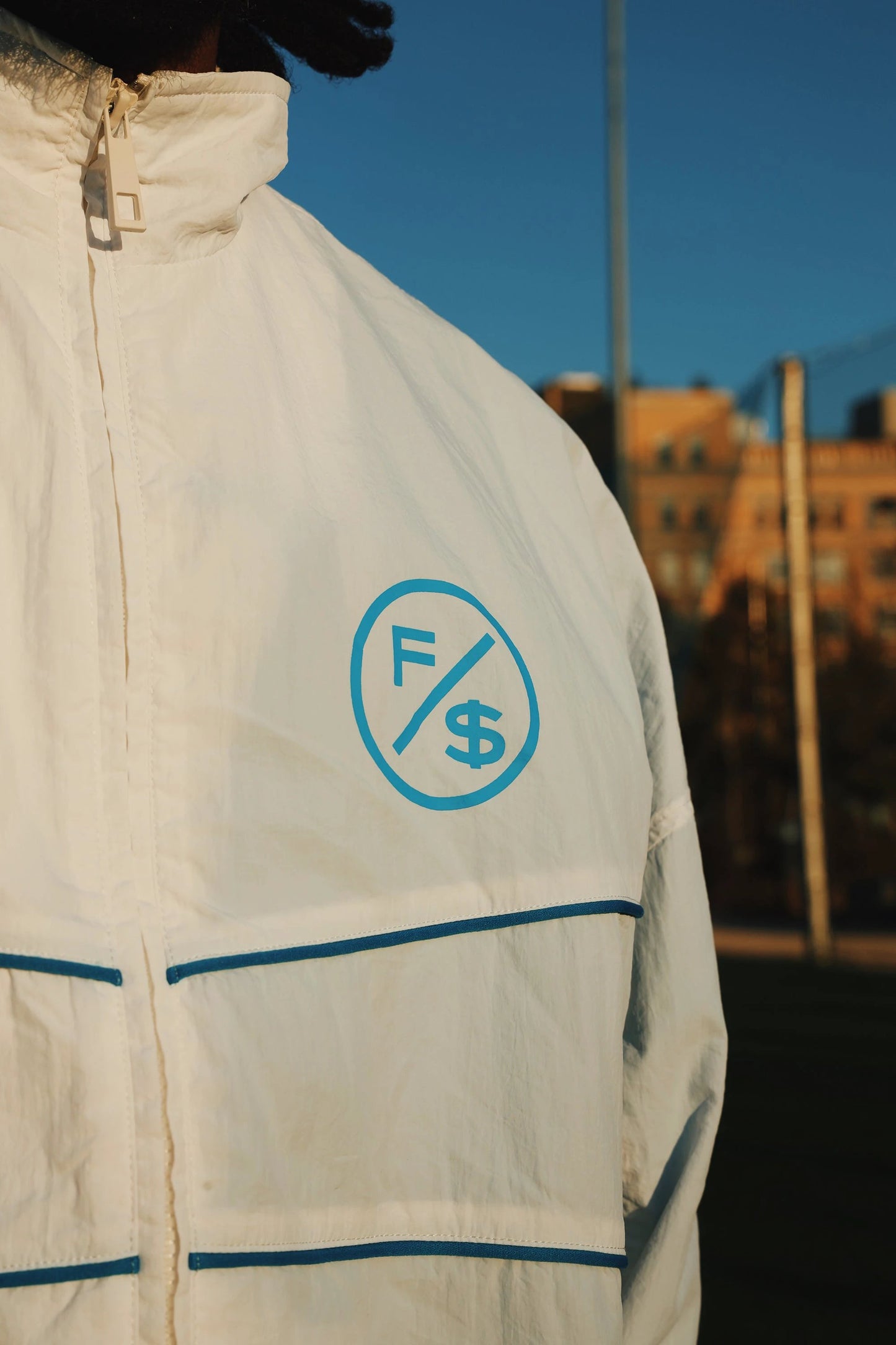 MOTION Nylon Jacket (White) by Fly Supply Co