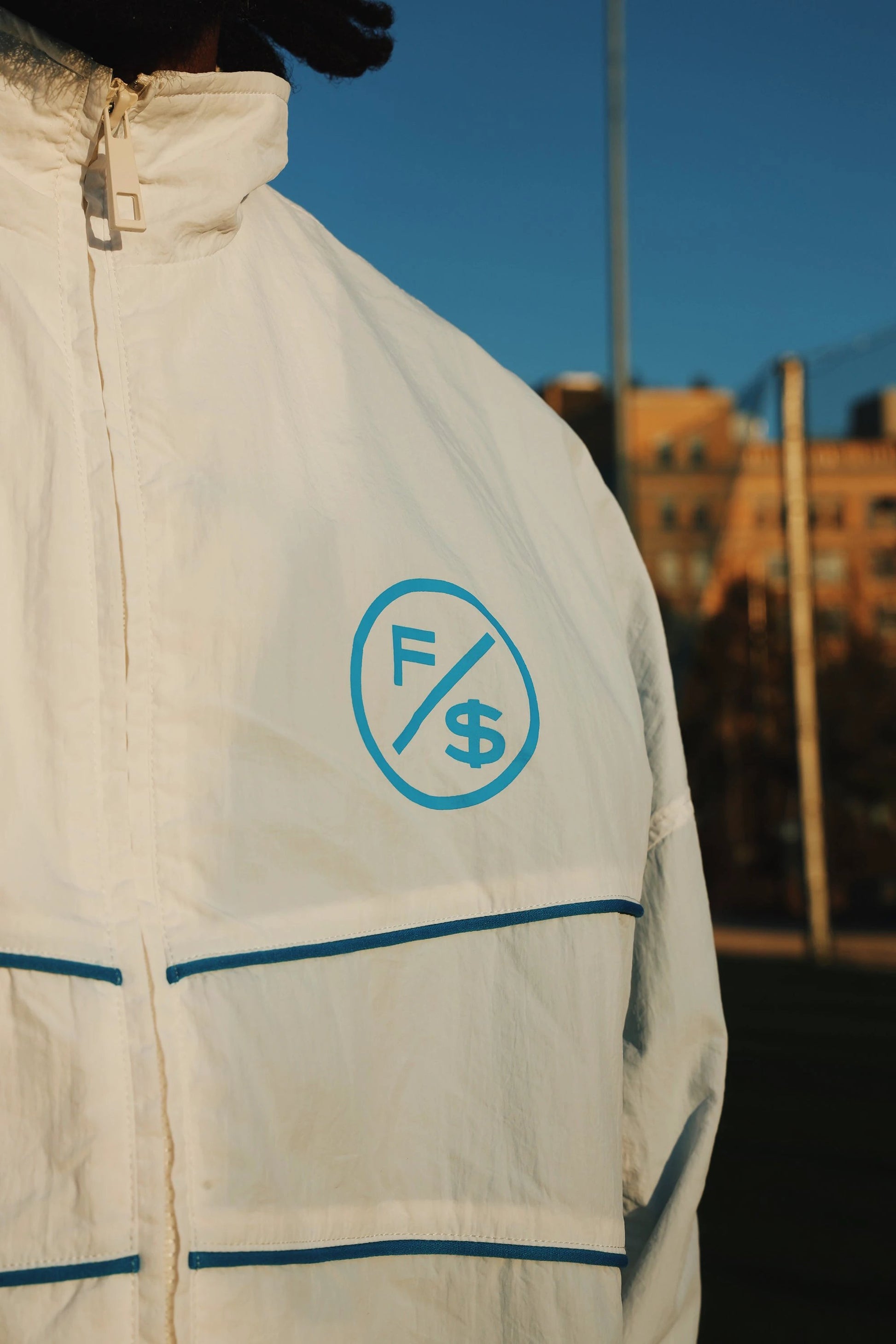 MOTION Nylon Jacket (White) by Fly Supply Co