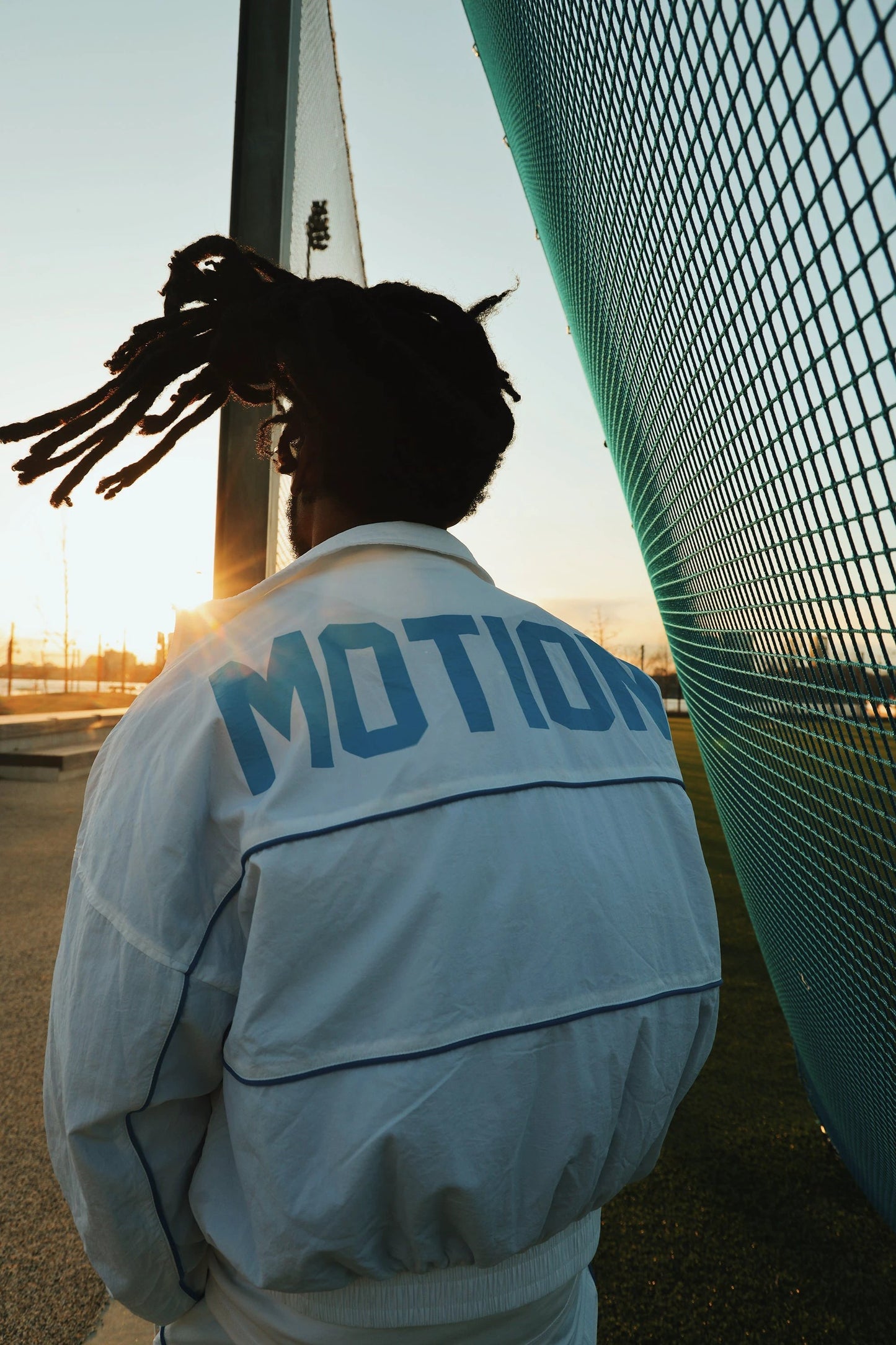 MOTION Nylon Jacket (White) by Fly Supply Co