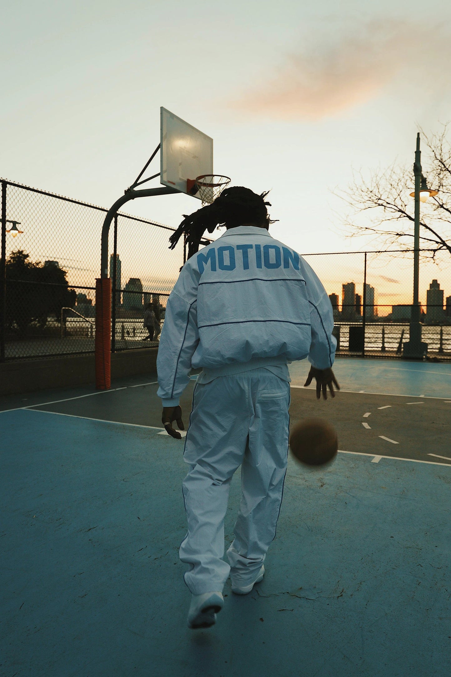 MOTION Nylon Jacket (White) by Fly Supply Co