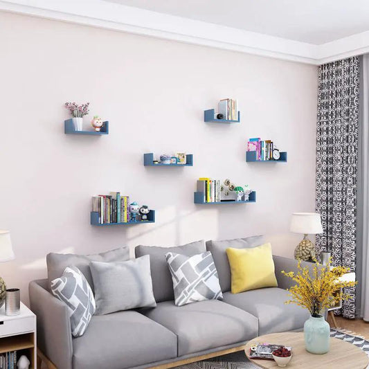 Wooden Wall Hanging Shelves Living Room Decor by GJG Denim