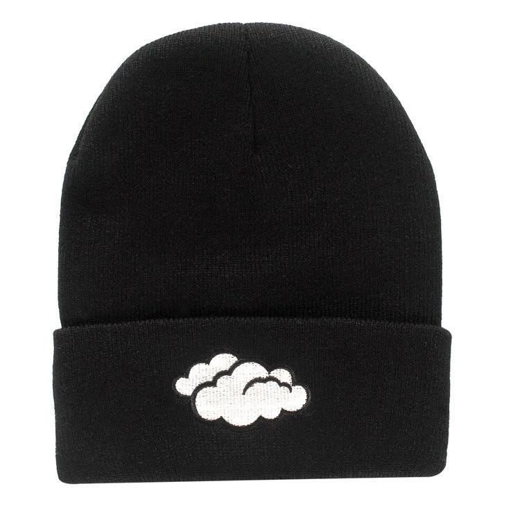 Men's Woolen Weather Embroided Knitted Beanie by GJG Denim