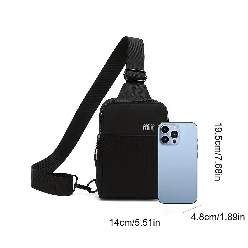 Men's Small Crossbody Mini Sling For Travelling, Hiking, Running Bag by GJG Denim