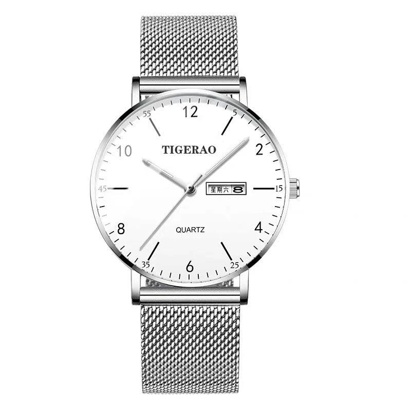 Water-Resistant Luminous Fully Automatic Movement Watch For Men by GJG Denim