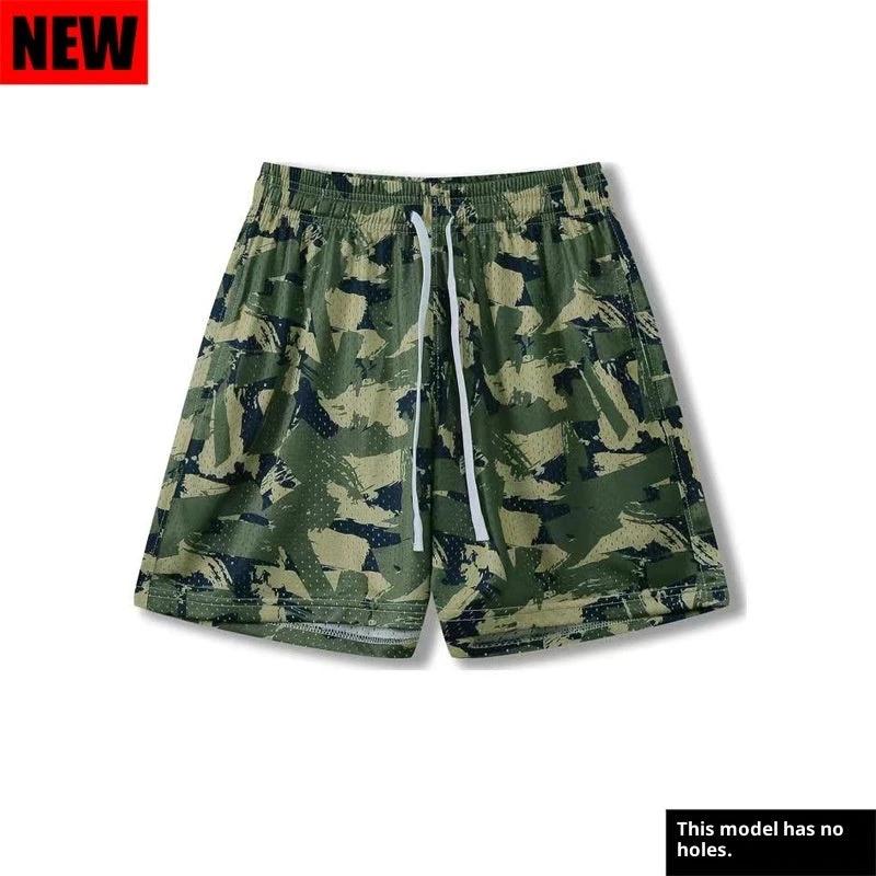 Casual Breathable Fitness Muscle Sports Shorts by GJG Denim