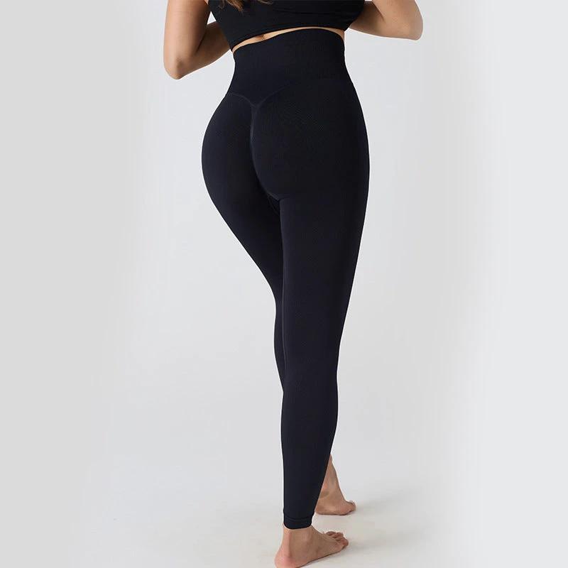 High Waist Workout Trousers High Elastic Sports Outdoor Yoga Clothes by GJG Denim