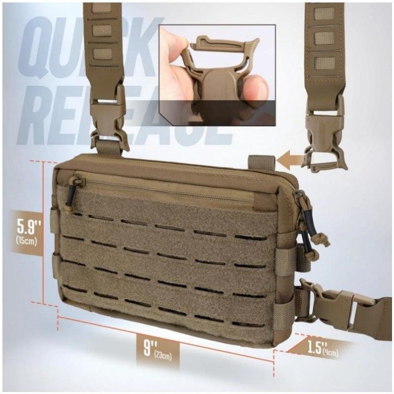 Men's Outdoor Tactics Vest Jacket Bag by GJG Denim