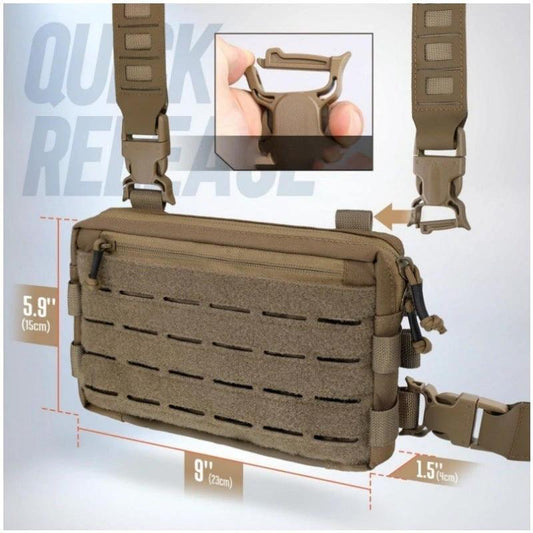 Men's Outdoor Tactics Vest Jacket Bag by GJG Denim