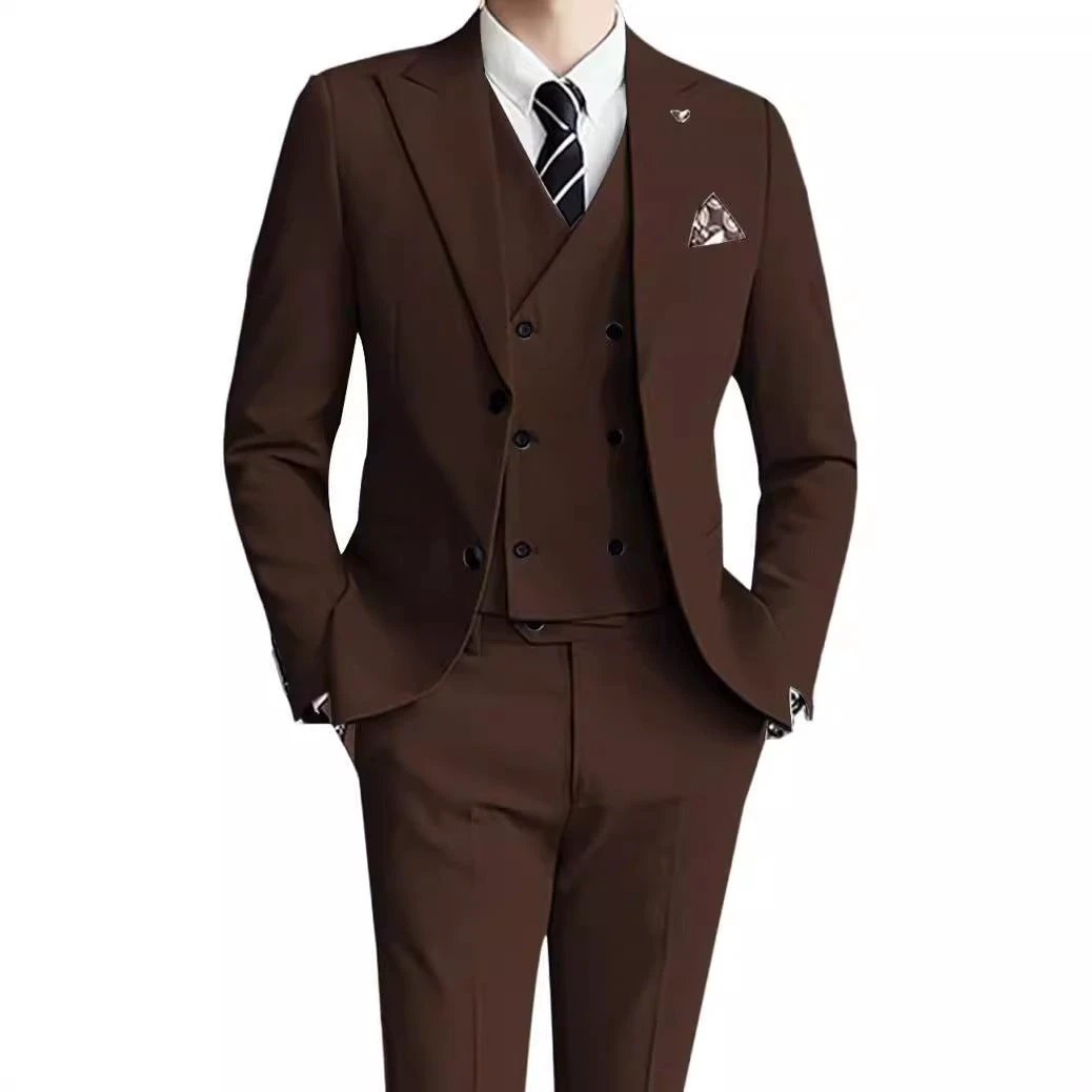 Men's Three-Piece Suit Assorted Colors by GJG Denim