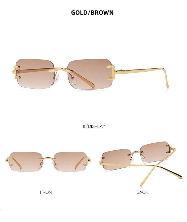 Men's Retro Square Sunglasses by GJG Denim