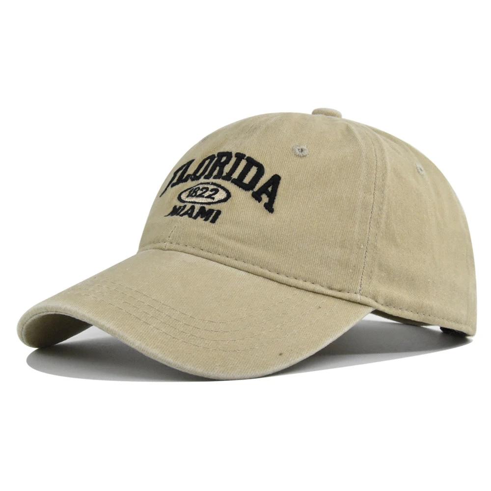 Retro Versatile Embroidered Baseball Cap For Men by GJG Denim