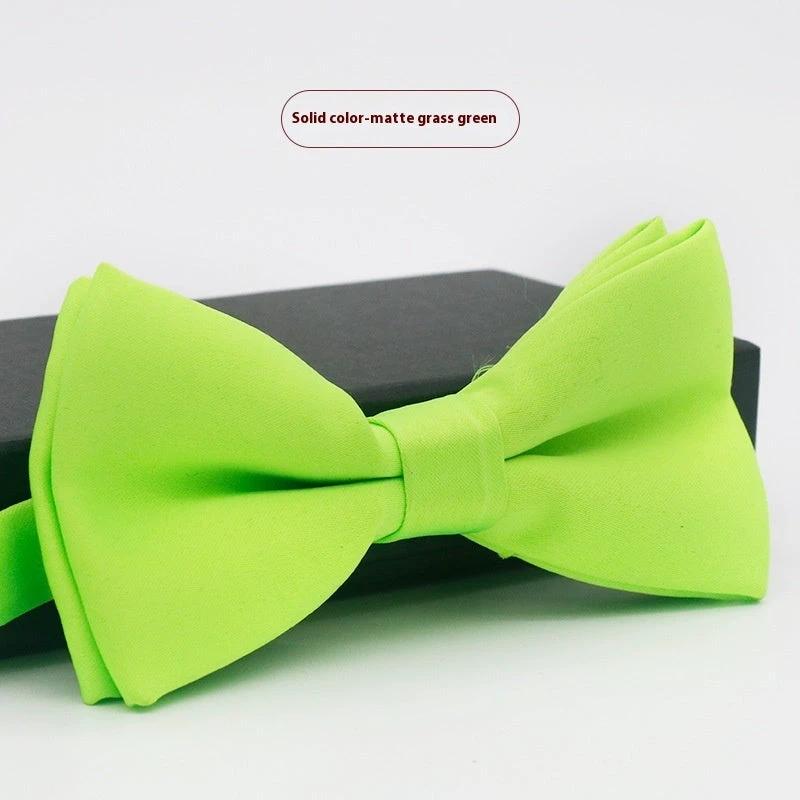 Men's Solid Color Bow Tie by GJG Denim