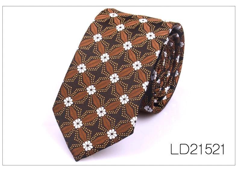 Men's Casual Fashion 6cm Flower Graffiti Tie by GJG Denim