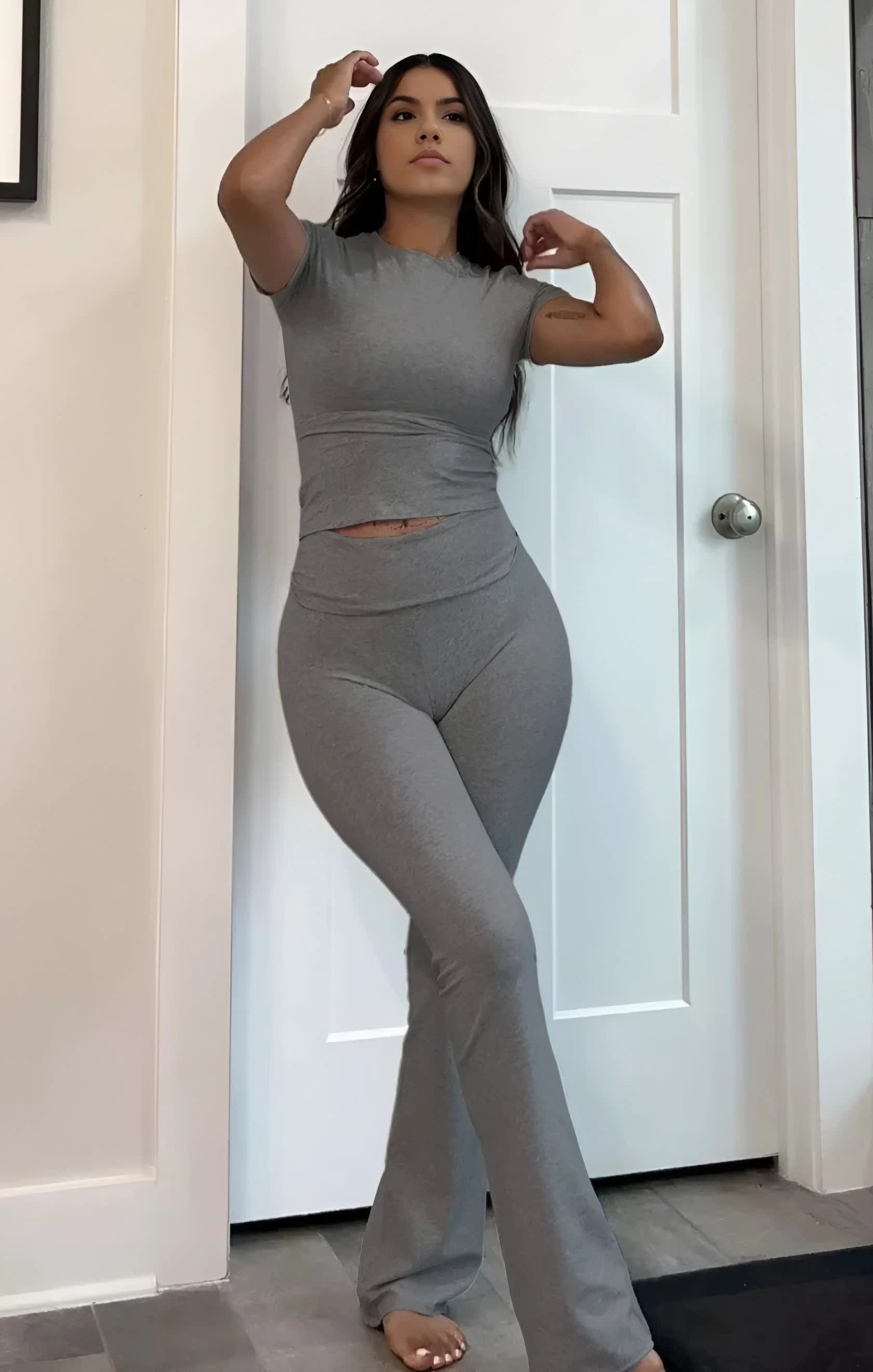 Single Piece Wide Leg Pants by GJG Denim