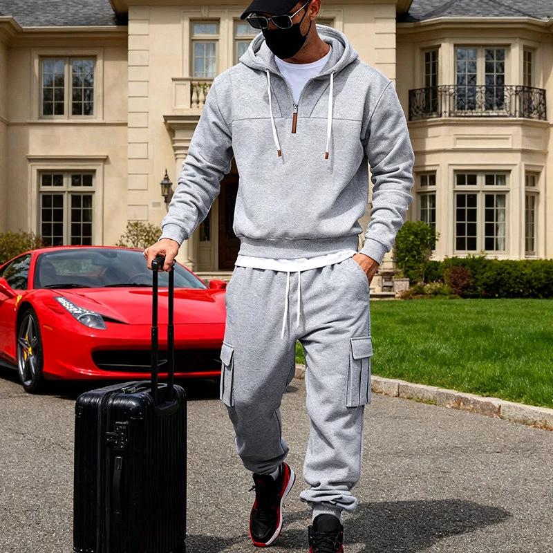 Men's Hoodie And Sweatpants Set by GJG Denim