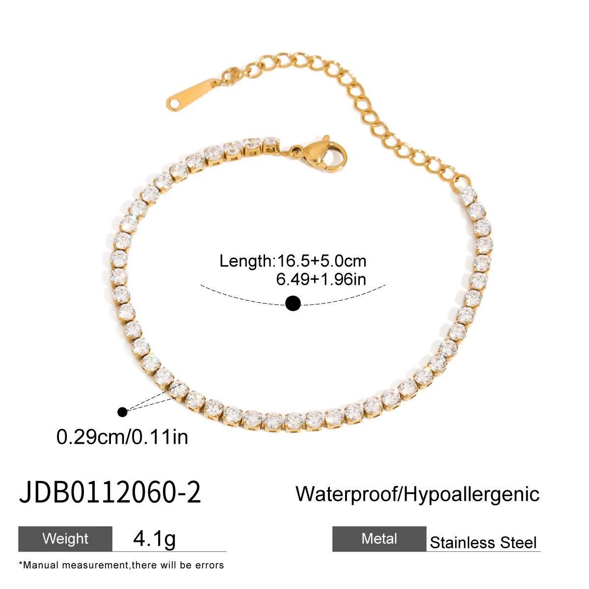 Stainless Steel Bracelet For Women by GJG Denim