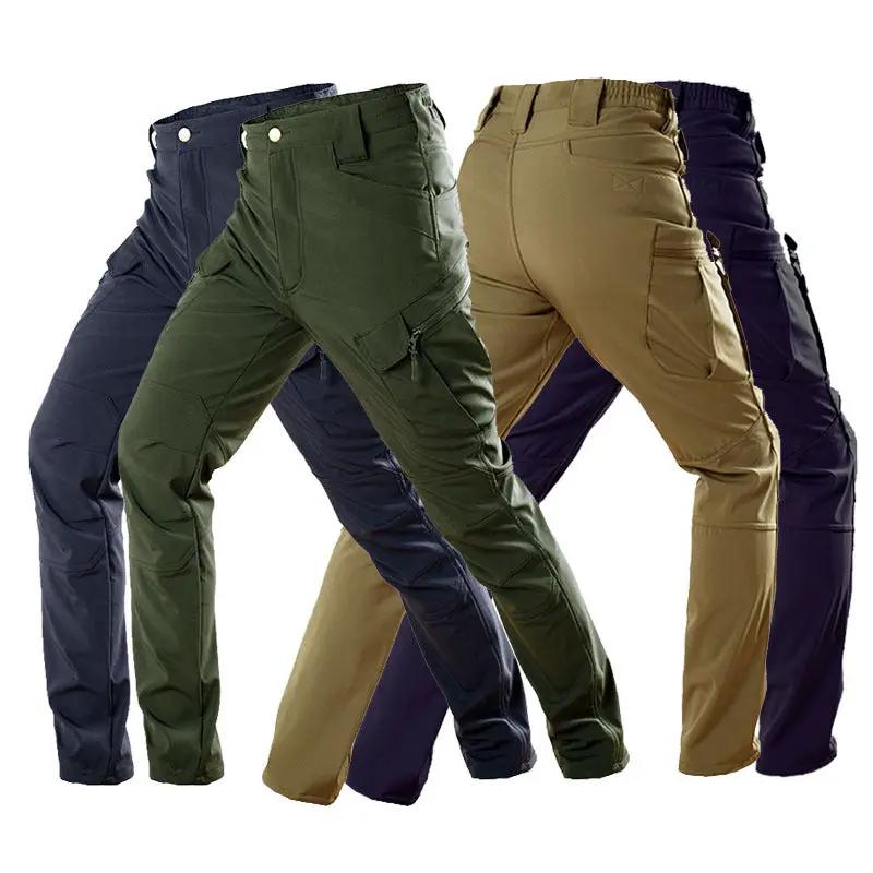 Men's Fleece-Lined Waterproof Tactical Pants by GJG Denim