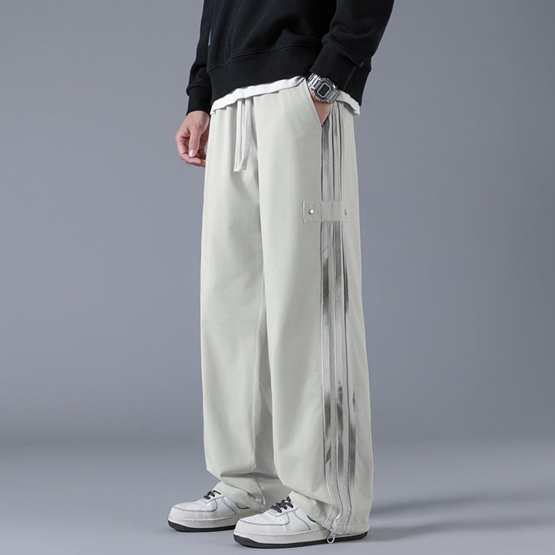 Men's Three-Stripe Jogger Sweatpants by GJG Denim