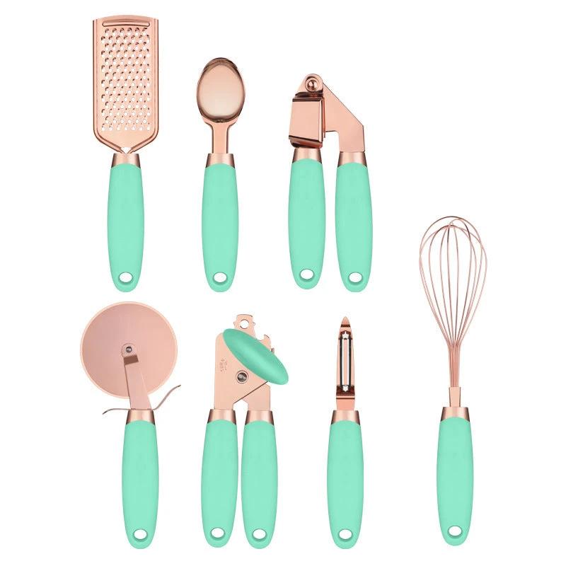 Kitchen Household Peeler Gadget Copper Plating Set by GJG Denim