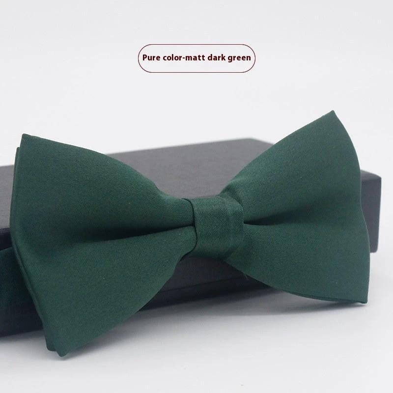 Men's Solid Color Bow Tie by GJG Denim