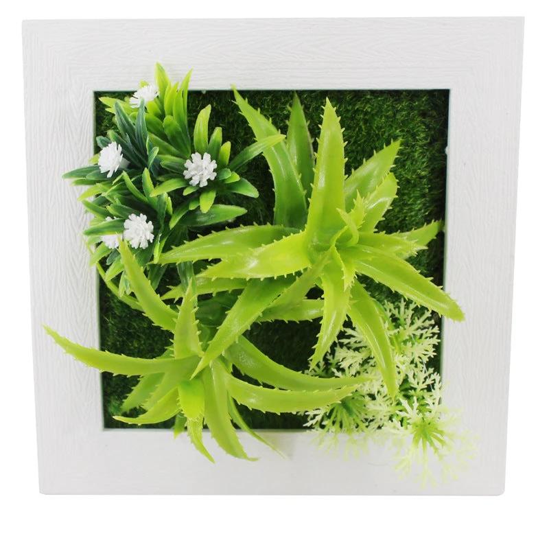 Succulent Wall Decor 3D Artificial Flower Wall Hanging by GJG Denim