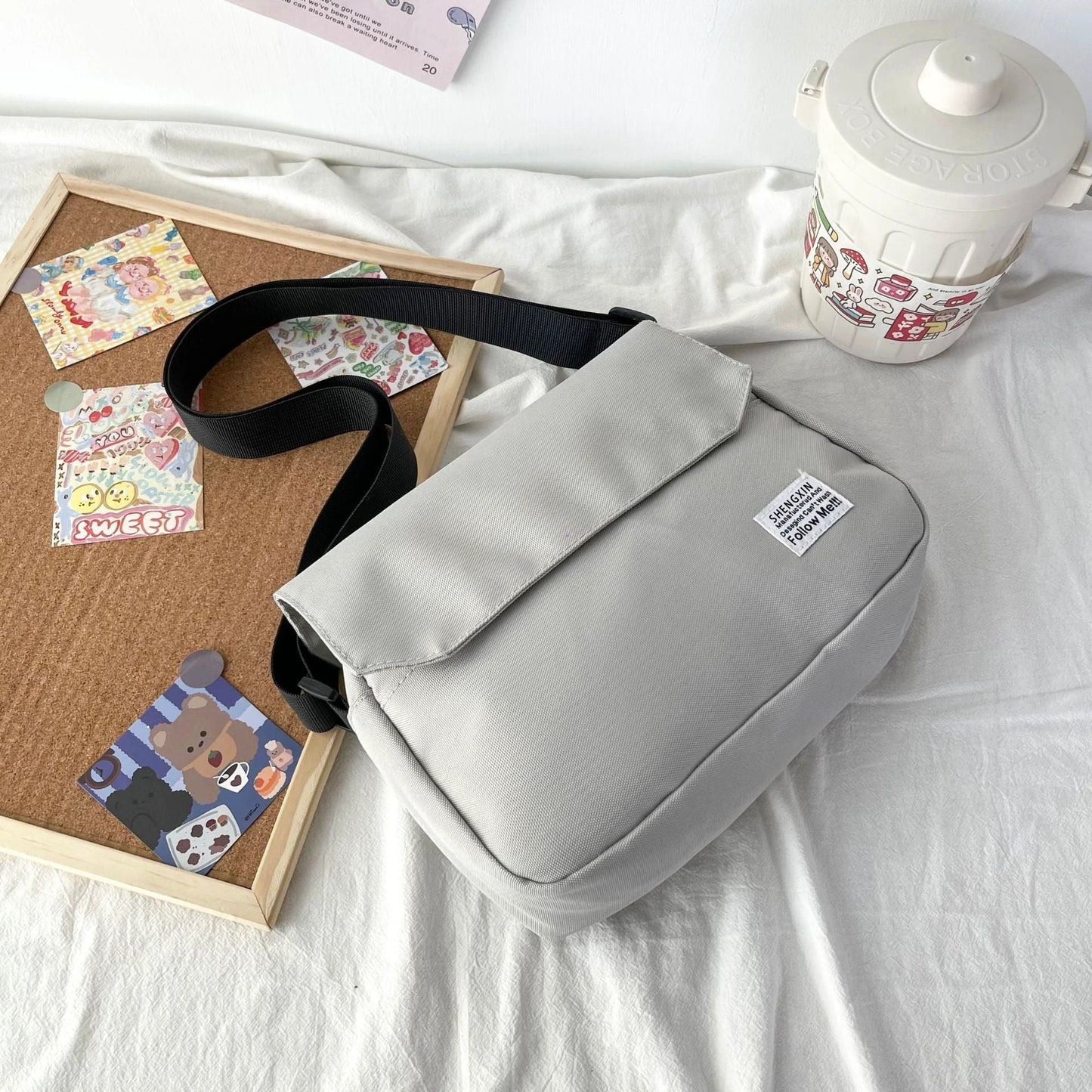 Men's Messenger Small Flap Bags by GJG Denim