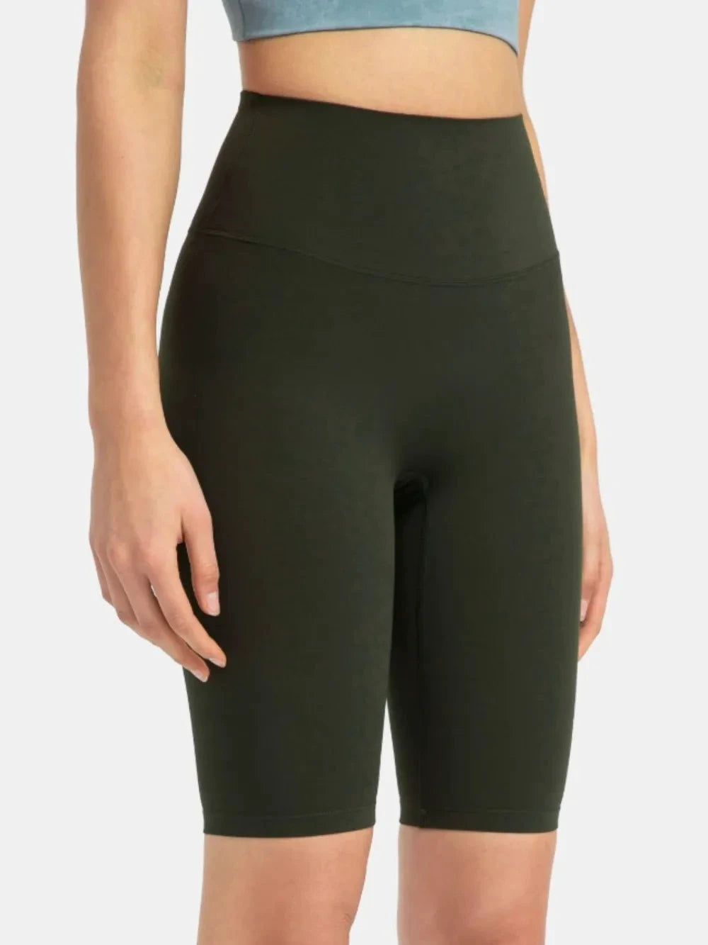 Millennia High Rise Wide Waistband Active Shorts by Lady Ros
