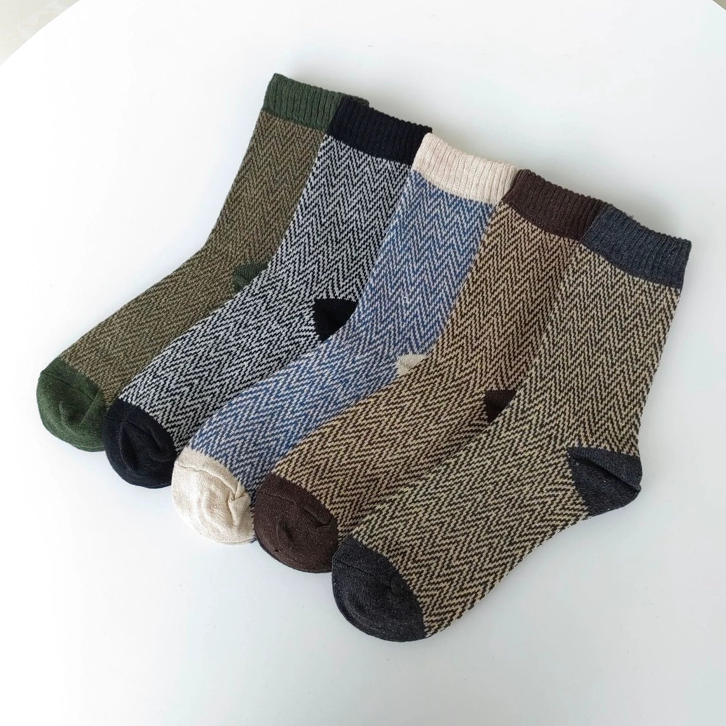 Men's Socks Vintage Style Wool Socks by GJG Denim
