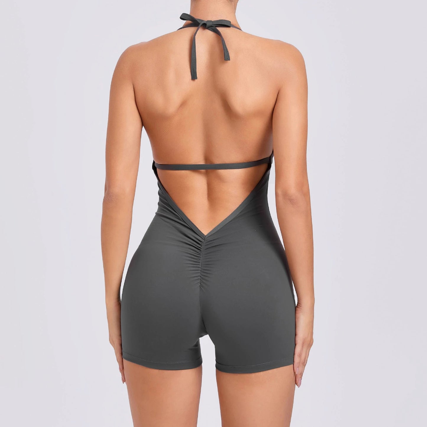 Skinny Peach Hip Jumpsuit Beauty Back Yoga Pants by GJG Denim