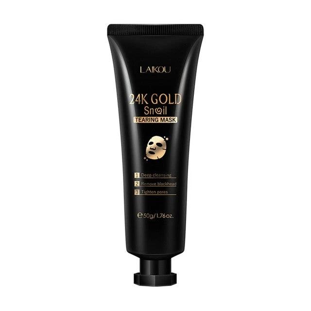 Gold Foil Snail Tear-Off Mask Hydrating by GJG Denim