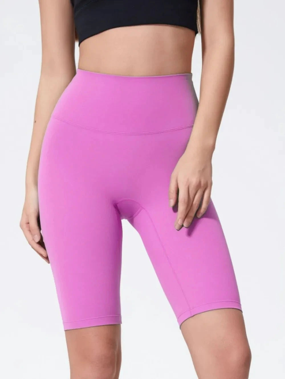 Millennia High Rise Wide Waistband Active Shorts by Lady Ros