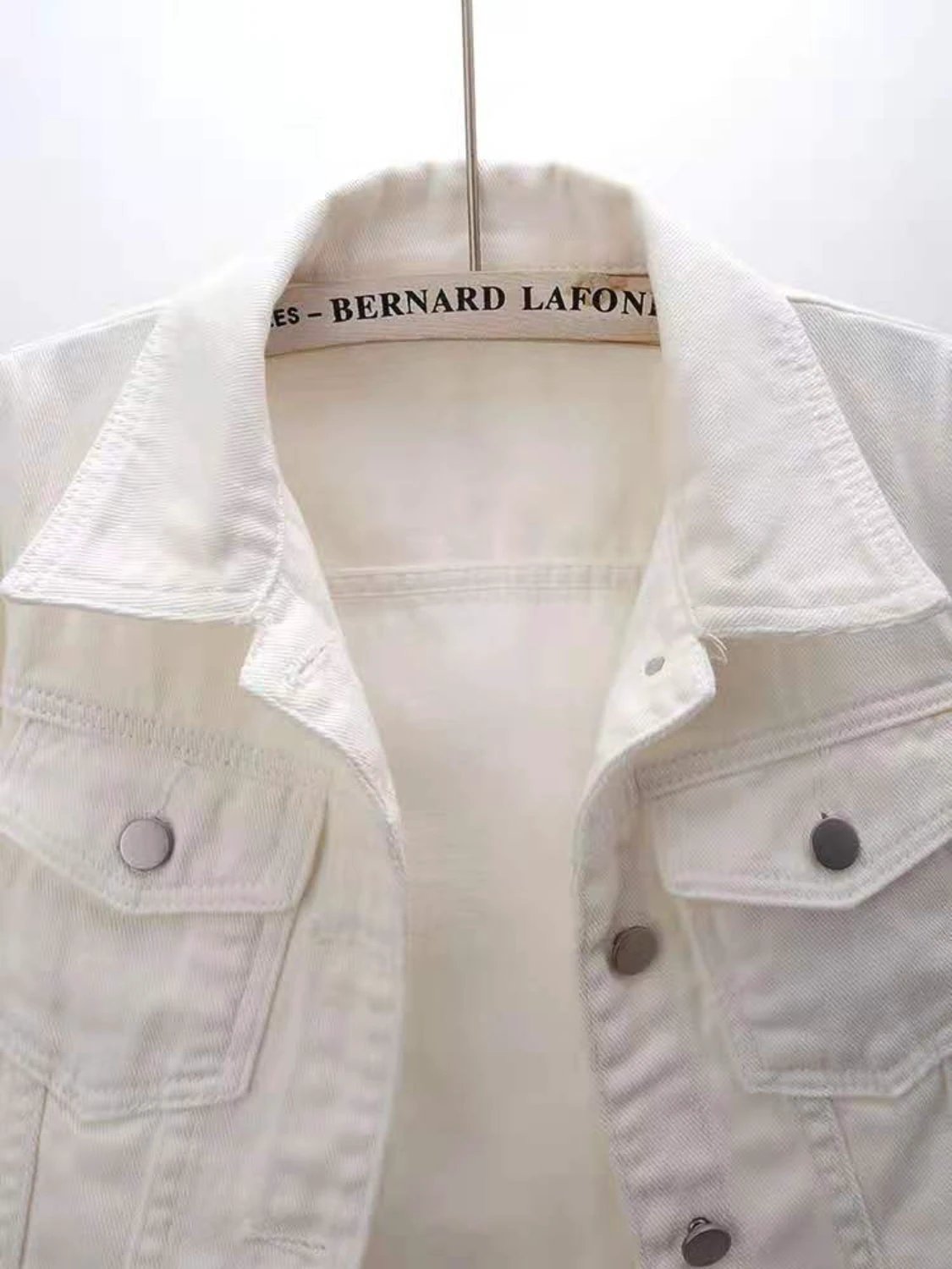 Full Size Cropped Denim Jacket Plus Size by Lady Ros