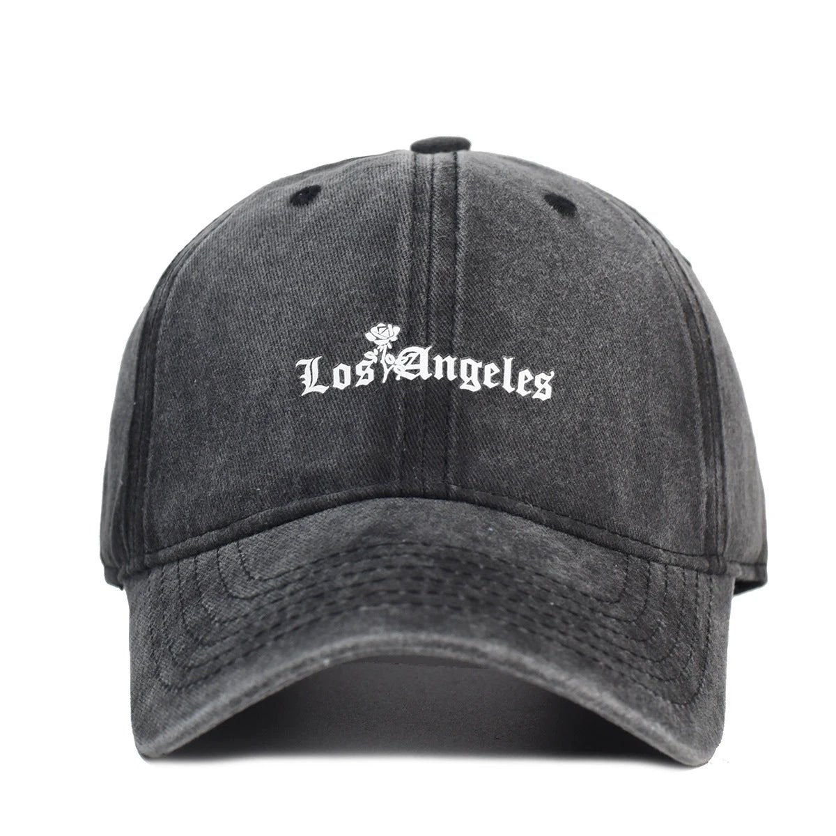 Washed Cotton Printed Dad Hat For Men by GJG Denim