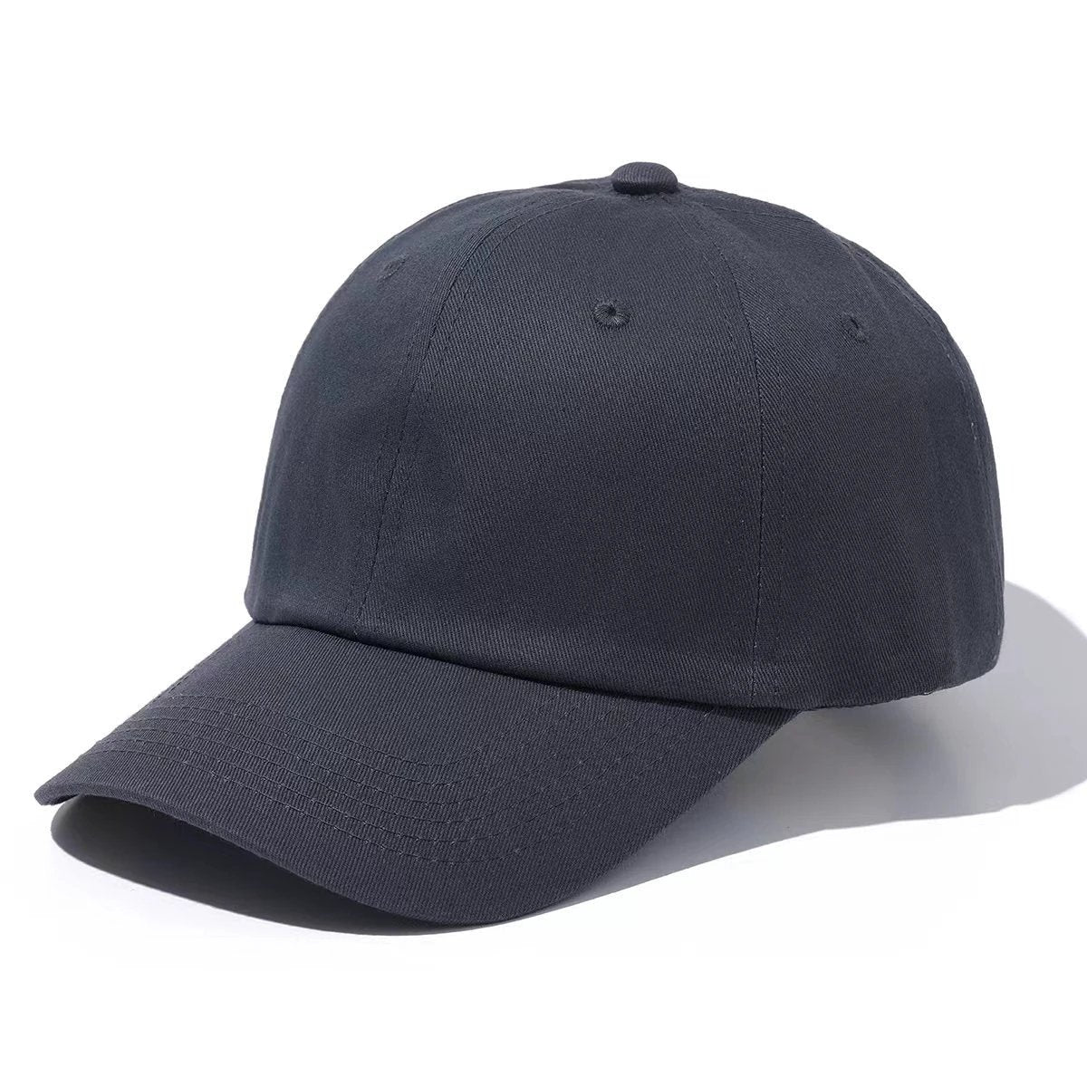 Men's Cotton Solid Color Baseball Cap by GJG Denim