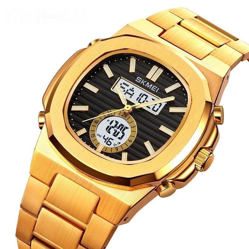 Stylish Waterproof Sports Watch With A Luminous Display For Men by GJG Denim