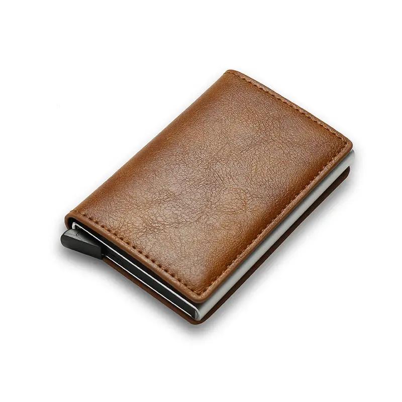 Men's Rfid Blocking Protected Magic Leather Slim Wallet by GJG Denim